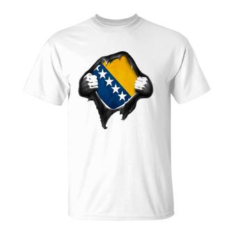 Bosnia Flag Bosnian T-Shirt | Mazezy