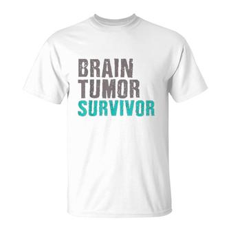 Brain Tumor Survivor Awareness Surgey T-Shirt | Mazezy