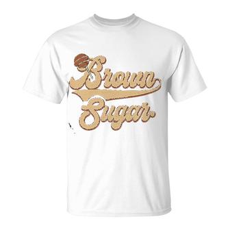 Brown Su Gar T-Shirt | Mazezy