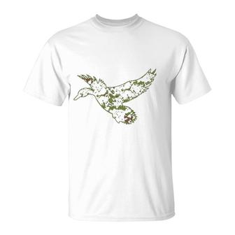 Camouflage Duck Green Camo Duck Hunting T-Shirt - Thegiftio