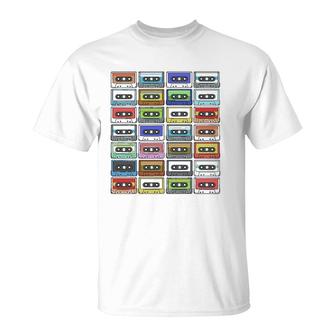 Cassette Tape 80S 90S Retro Music T-Shirt | Mazezy