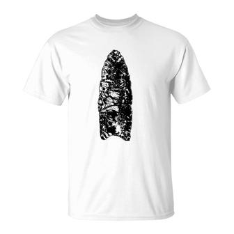 Clovis Point Arrowhead Native American Artifact Collector T-Shirt | Mazezy