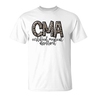 Cma Certified Medical Assistant Cute Nurse T-Shirt | Mazezy