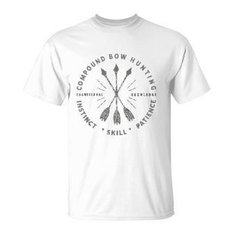 Compound Bow Hunting Archery Bow Hunter Gift T-Shirt - Thegiftio UK