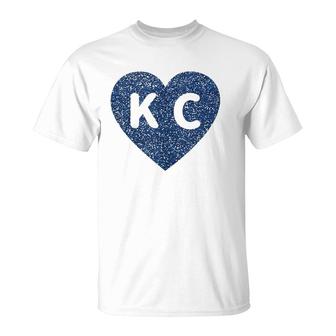 Cool Love Kansas City Kc Heart Print T-Shirt | Mazezy