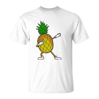 Cool Pineapple Art Men Women Hawaiian Aloha Tropical Beaches T-Shirt | Mazezy