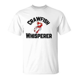 Crawfish Whisperer Funny Crayfish Crawdad Mudbug T-Shirt | Mazezy CA