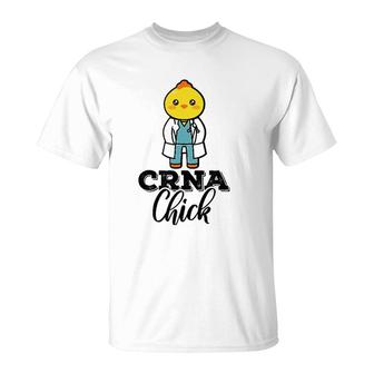 Crna Chick Anesthesiologist Nurse Funny Mother's Day T-Shirt | Mazezy