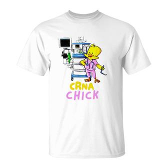 Crna Gift Appreciation Cute Crna Chick Nurse T-Shirt | Mazezy