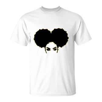Curly Hair Black Women Pride T-Shirt | Mazezy