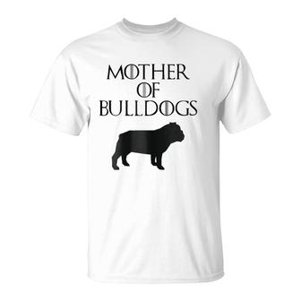 Cute & Unique Black Mother Of Bulldogs E010600 Ver2 T-Shirt | Mazezy