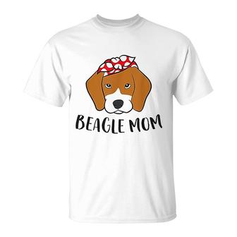 Cute Beagle Dog Mom Love Beagle Dogs T-shirt - Thegiftio
