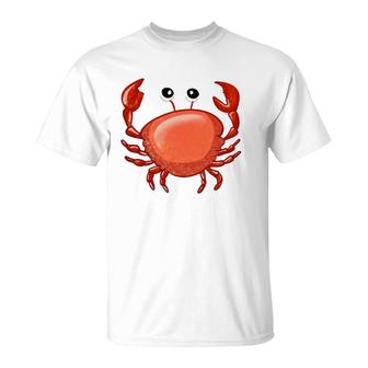 Cute Crab For Kids Ocean Animal Sea Creature Funny Crabs T-Shirt | Mazezy