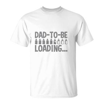 Dad To Be Loading Gift T-Shirt | Mazezy