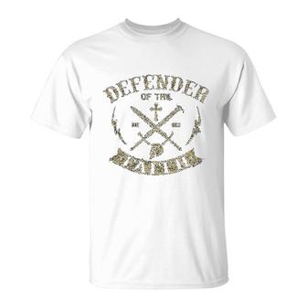 Defender Of The Faith T-Shirt | Mazezy