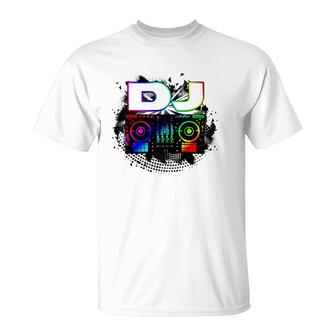 Dj Music Lover Music Player Sound Cool Funny Gift T-Shirt | Mazezy