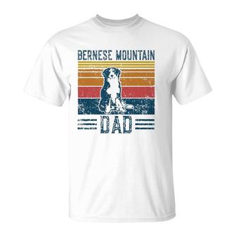 Dog Berner Dad - Vintage Bernese Mountain Dad T-Shirt | Mazezy