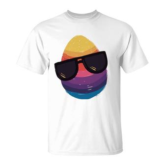 Easter Egg With Sunglasses Happy Easter Egg 2022 Ver2 T-Shirt | Mazezy