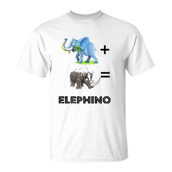 Elephant And Rhino Funny Jungle Animal Gift T-Shirt | Mazezy