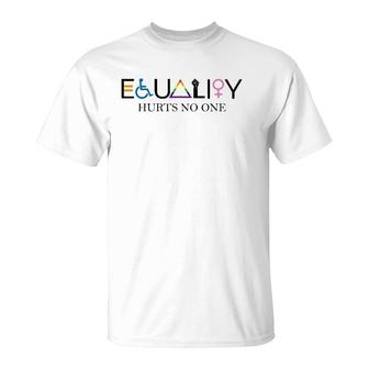 Equality Hurts No One Lgbt T-Shirt | Mazezy