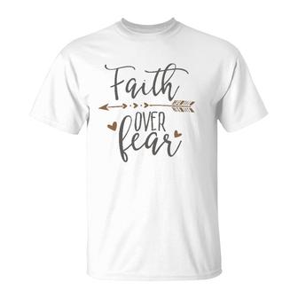 Faith Over Fear Faith Over Fear Ltd T-Shirt | Mazezy