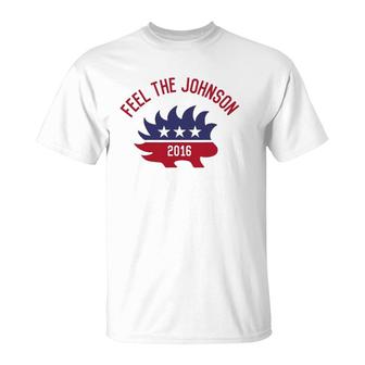 Feel The Johnson 2016 Libertarianism T-Shirt | Mazezy DE