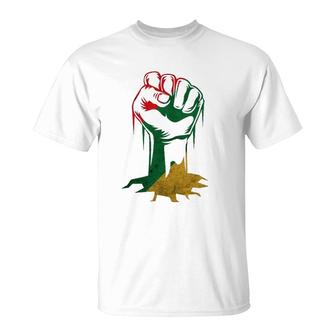 Fist Power For Black History Month Or Juneteenth T-Shirt | Mazezy
