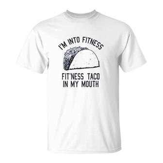 Fitness Taco Funny T-Shirt | Mazezy