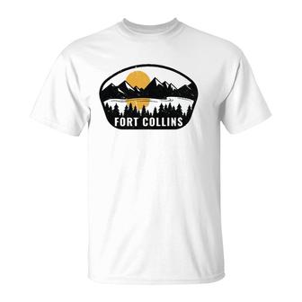 Fort Collins Colorado, Outdoors, Co Vacation Gifts T-Shirt | Mazezy