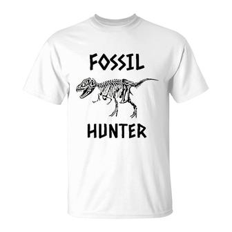 Fossil Hunter Dinosaur T-Shirt | Mazezy