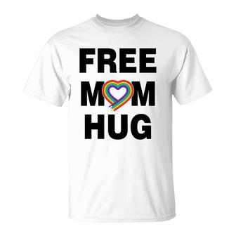 Free Mom Hug Black T-Shirt | Mazezy
