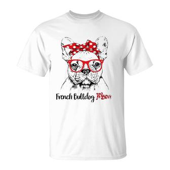 French Bulldog Mom Happy Mother's Day Red Headband Gift T-Shirt | Mazezy DE