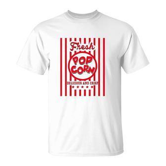 Fresh Popcorn Costume Red Art T-shirt - Thegiftio UK