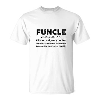 Funcle Funny Favorite Fun Awesome Uncle T-Shirt | Mazezy DE