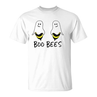 Funny Boo Bees Matching Couples Halloween Costume T-Shirt | Mazezy