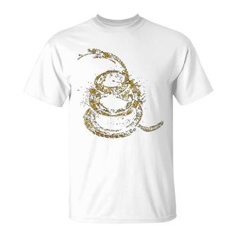 Funny Gold Snake T-Shirt | Mazezy