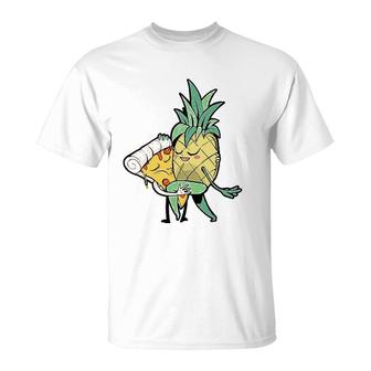 Funny Pineapple Pizza Love Funny Pizza Pineapple T-Shirt | Mazezy