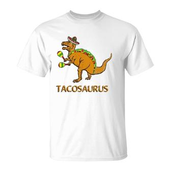 Funny Tacosaurus Cinco De Mayo Taco Dinosaurrex T-Shirt | Mazezy CA