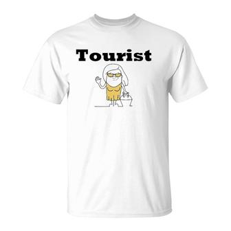 Funny Tourist For Men Women Teens Kids Boys Girls T-Shirt | Mazezy