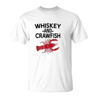 Funny Whiskey And Crawfish T-Shirt | Mazezy