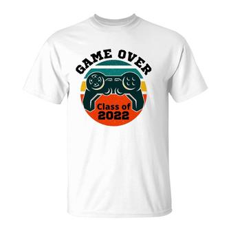 Game Over Classic Video Game Graduation Class Of 2022 Grad T-Shirt | Mazezy