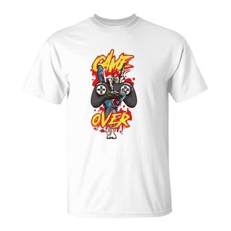 Game Over Gamer Gaming T-Shirt | Mazezy