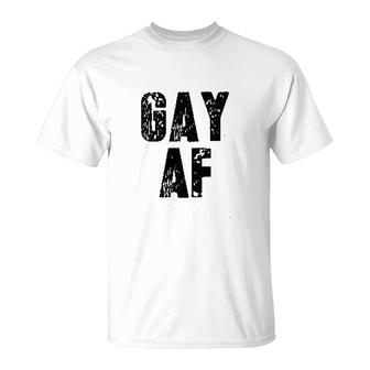 Gay Pride Gay Af T-Shirt | Mazezy