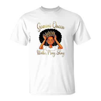 Gemini Queens Are Born In May 21 June 21 T-Shirt | Mazezy