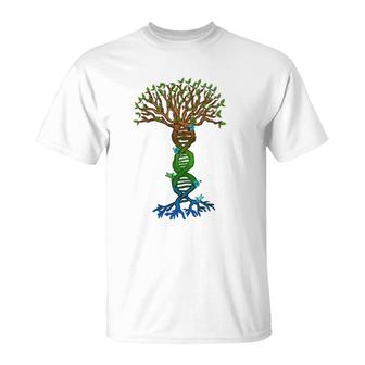 Genetics Tree Genetic Counselor Or Medical Specialist T-Shirt | Mazezy