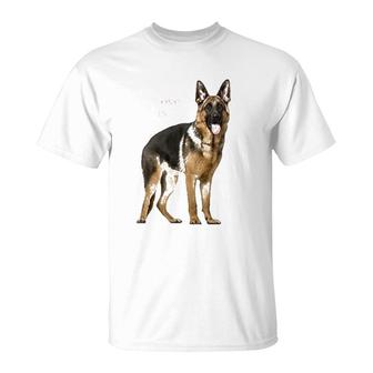 German Shepherd Shepard Dog Mom Dad Love Pet Puppy Tee T-Shirt | Mazezy