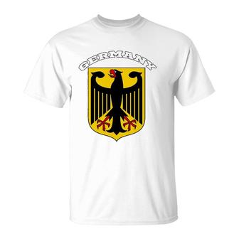 Germany Coat Of Arms Tee Flag Souvenir Berlin T-Shirt | Mazezy