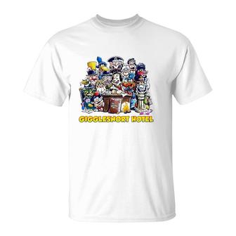 Gigglesnort Hotel Group Shoot Lovers Gift T-Shirt | Mazezy