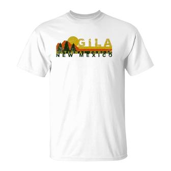 Gila National Forest Vintage Retro T-Shirt | Mazezy