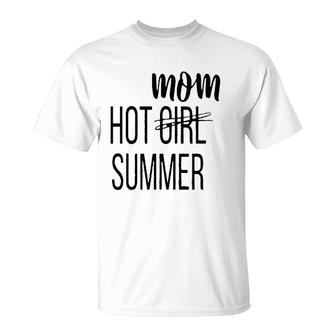 Girl Mother Vacation Beach Summer Hot Trip Mom Summer T-Shirt | Mazezy